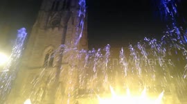 Fire and Ice spectacular show in Durham, UK