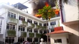 Electrical short circuit, hotel tasia queen fire.