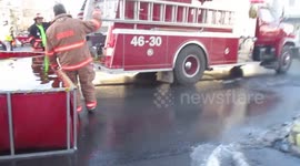 Tanker Task Force water pond, Ashland, Pa - Cuts