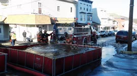 Tanker Task Force portable pond Ashland, Pa cuts