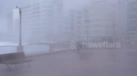 Gigantic storm thrashes against coast of Malta, flooding towns and resorts