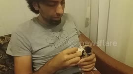 Feeding a kitty