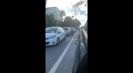 Road rage incident in Miami-Doral, Florida