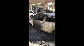 Car fire aftermath (2 of 4)