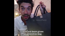 Showering on a plane! Vlogger reviews first-class travel on Emirates airline