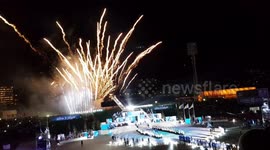 Fireworks-Opening Ceremony of the European Youth Olympic Festival Sarajevo 2019