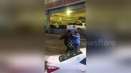 Cab drivers end up in punch up over a parking spot in Boise, ID
