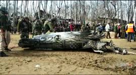 Five dead as Indian Air Force jet crashes in central Kashmir