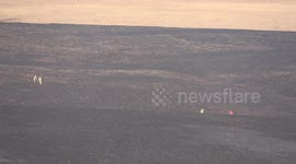 Firefighters on Saddleworth and Marsden Moor today