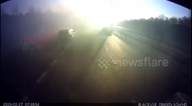 UK drivers staggered by single patch of fog on the motorway