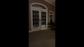 Ranger opening the door for his little sister Kamri:)