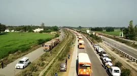 India's UP province creates Guinness World Record, parades a fleet of at least 500 buses at Kumbh