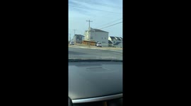 School Bus Crashes into Apartment