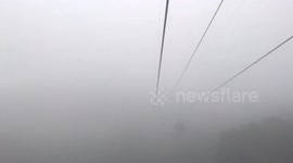 Timelapse of world's longest cable car ride that soars over Vietnamese jungle