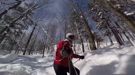Downhill Skiing At The Porkies
