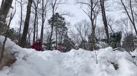 Front Flip Into The Deep Powder!