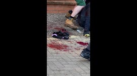 Locals give first aid to Birmingham stabbing victim
