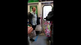 Woman claiming to be social worker launches bizarre rant on Canada train