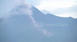 Merapi Volcano Eruption in Indonesia