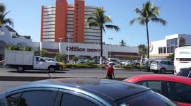 Busy Main Road in Puerto Vallarta, Mexico