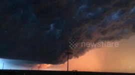 A spectacular supercell storm near Faith, South Dakota