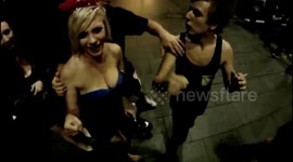 Mr Notahero punched by 2 guys at once