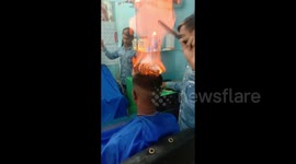 That is fiery! Blazing haircut is becoming the latest Indian styling trend