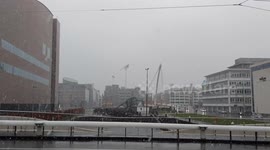 Dublin affected by heavy snowfall