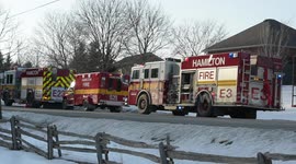 Firefighters Rescue Three From Waterfall Ledge
