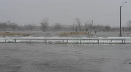Canadian Park Swallowed By Water During Storm Surge