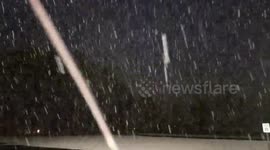 Snow and slick roads in SE North Carolina 3-5-19