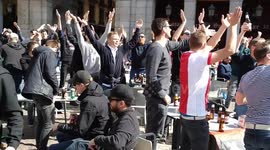 Ajax fan led away by Spanish police ahead of Real Madrid clash