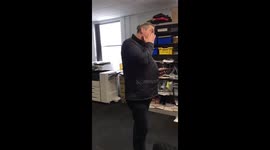 Touching video shows police constable giving final emotional sign off on his radio before retirement