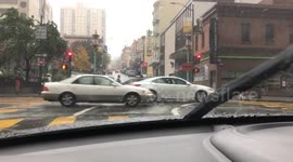 San Francisco commuting road rage incident
