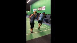 Pickle Ball Serve Training