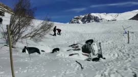 Snow avalanche buries village in northern India
