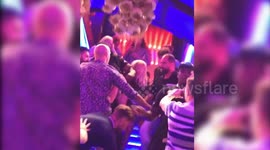 British tourist experiences mass street brawl in Zante involving security.