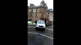 Emergency services arrive at the University of Glasgow due to 'ongoing incident'