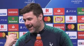 Pochettino rages about touchline ban - then laughs after realising his mistake!
