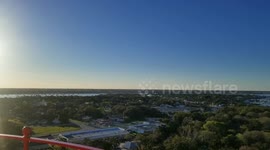 View atop St. Augustine Fl Lighthouse