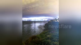Stunning timelapse shows crazy California lightning storm