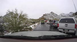 Winter Storm in Tucson, Arizona