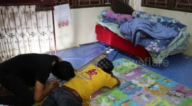 Thai homeowners call emergency services after finding King cobra