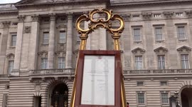 ARCHIVE: Official Royal Baby Announcement outside Buckingham Palace