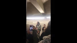 Hozier surprises commuters in NYC subway with impromptu gig
