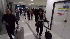 Nicole Scherzinger jets into LAX looking fearless