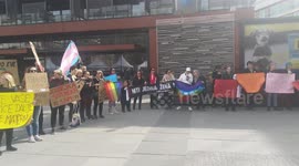 Demonstrations in Sarajevo for International women's day