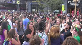 Buenos Aires women call out femicide on International Women’s Day