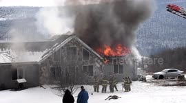 2nd alarm East Cameron Township, Pa - March 19 2019