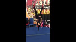 Upside down juggling